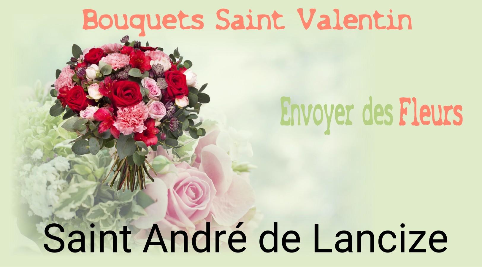 Roses de Saint-Valentin livrées à Saint-André-de-Lancize